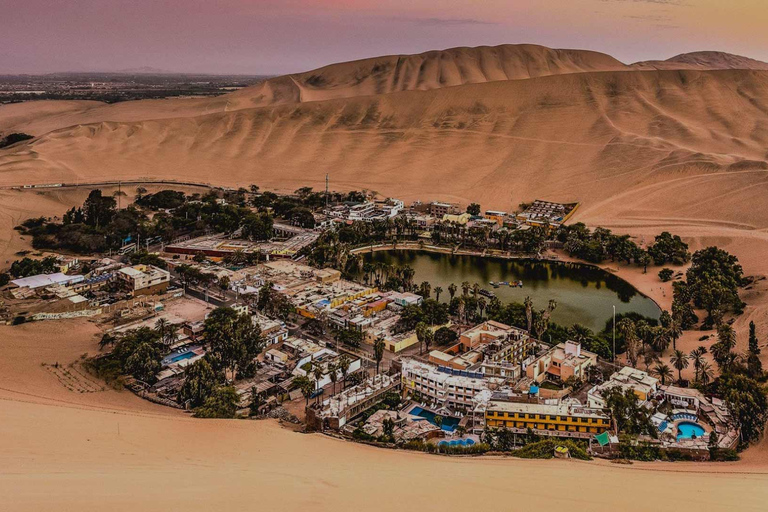 From Lima: 1-day guided tour of Paracas and Huacachina Oasis Tour Option 1