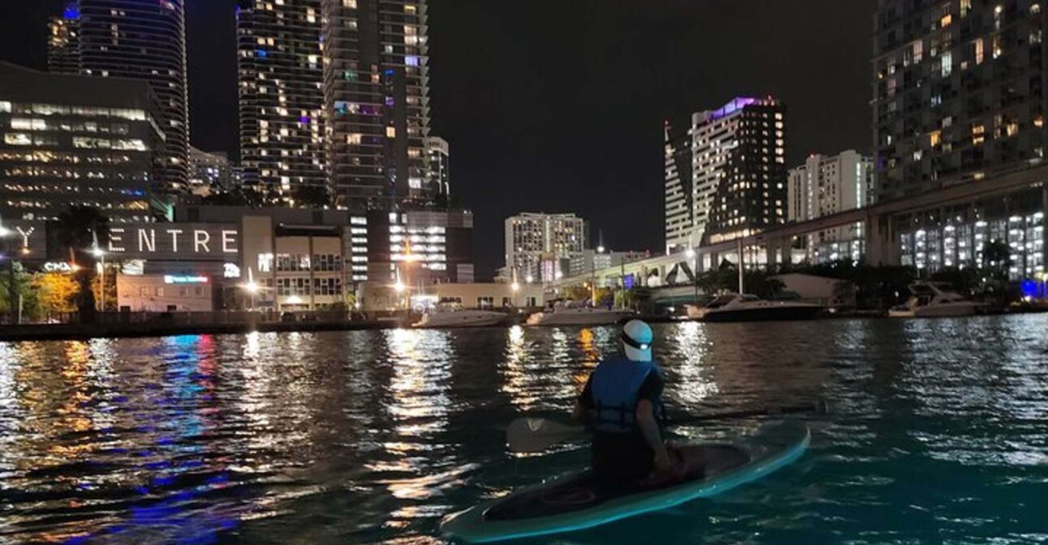 Miami: City Lights SUP or Kayak Night Tour photo 7