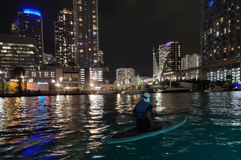 Miami: City Night Lights Paddleboard or Kayak Adventure Trip