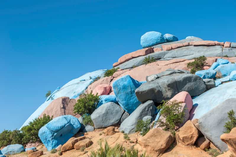 Depuis Taghazout : excursion d'une journée à Tafraoute et Tiznit - trekking