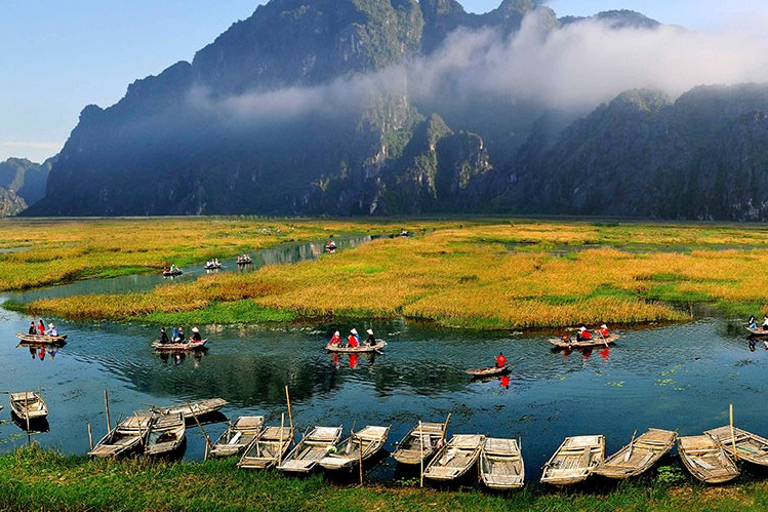 Hanoi: Ganztägige geführte Tour durch Hoa Lu, Tam Coc und die Mua-HöhleHoa Lu - Tam Coc - Mua Höhle, Bus, Mittagessen, Radfahren, Reiseführer