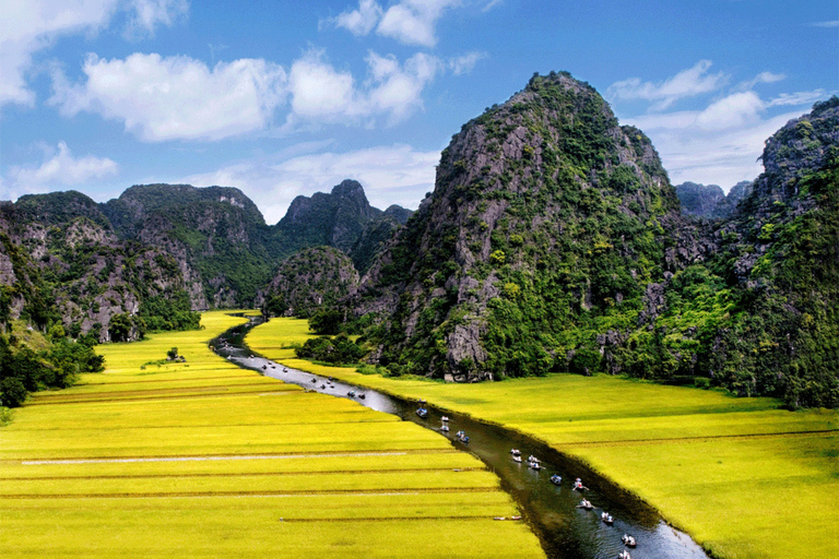 Hanoi: Ganztägige geführte Tour durch Hoa Lu, Tam Coc und die Mua-HöhleHoa Lu - Tam Coc - Mua Höhle, Bus, Mittagessen, Radfahren, Reiseführer