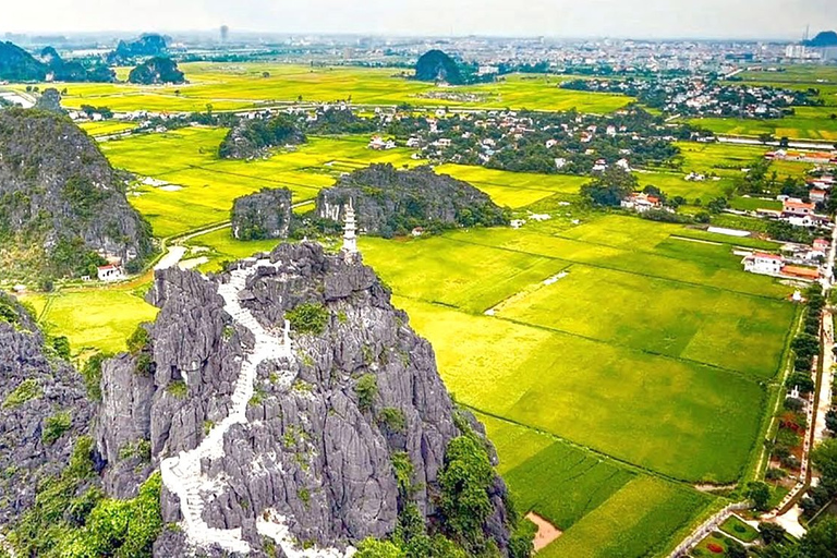 Från Hanoi: Trang An Scenic Landscape &amp; Bai Dinh Pagoda Trip