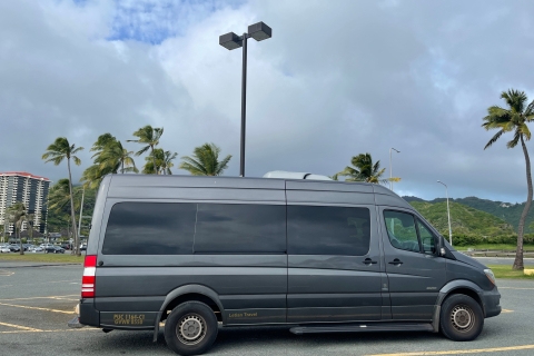 Honolulu Cruise Port Transfer van / naar Waikiki Hotel / luchthavenPier ⮕ Luchthaven of Hotel door Escalade SUV tot 5 personen