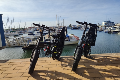 Huelva: wypożyczenie roweru elektrycznego na pół dnia ze zdjęciem w prezencie