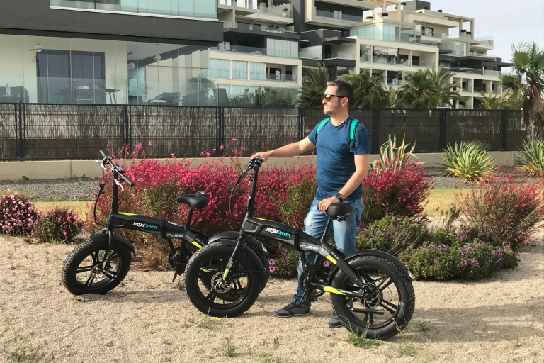 Huelva: alquiler de bicicleta eléctrica de medio día con foto de regalo