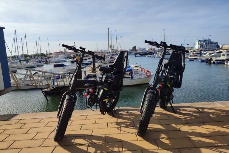 Punta del Moral : location de vélos électriques au coucher du soleil