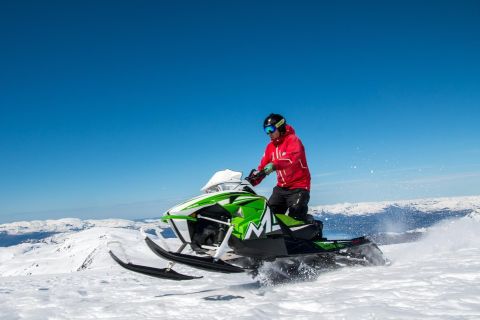 Джексон Хоул: тур на снегоходах с гидом по Бриджеру-Тетону