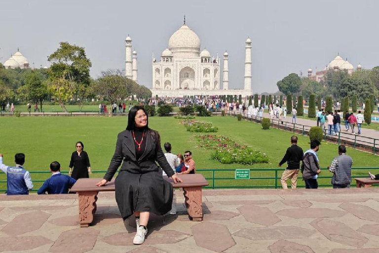 Agra : Visite du Taj Mahal, du Fort d&#039;Agra, du Baby Taj et du Mehtab BaghExplorez 2 monuments historiques