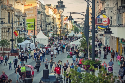 Lodz: recorrido privado a pie por la ciudad