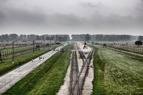 From Warsaw: Auschwitz-Birkenau Guided Tour with Fast Train French Tour