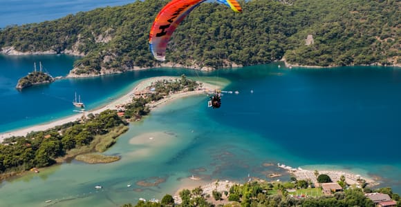From Fethiye: Tandem Paragliding with Transport