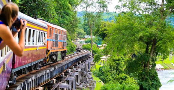 Von Bangkok aus: Death Railway & River Kwai Bridge Private Tour