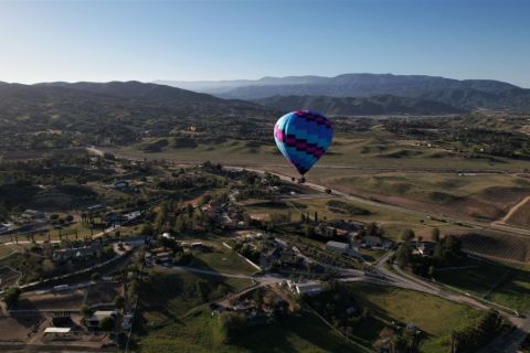 Temecula: Private Hot Air Balloon Ride at Sunrise