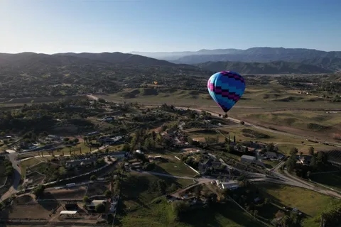 Temecula: Private Heißluftballonfahrt bei Sonnenaufgang