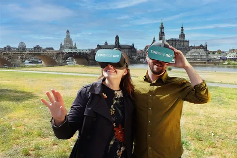 Dresden: TimeRide GO! Passeio a pé em RV
