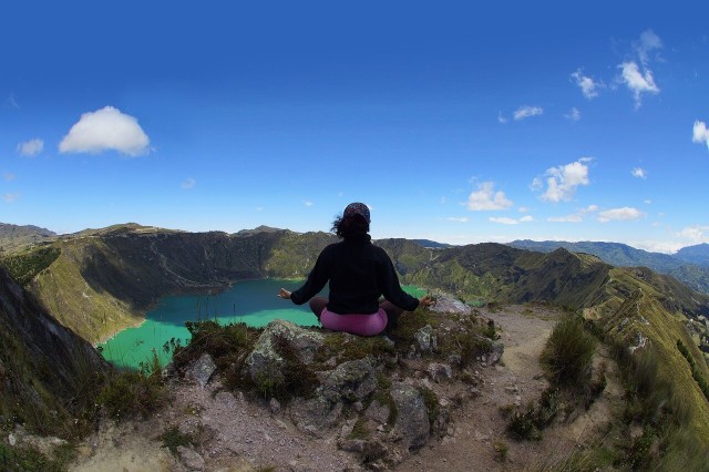 Visit Quilotoa Lagoon Day Tour in Small Groups from Quito in Quilotoa Lagoon