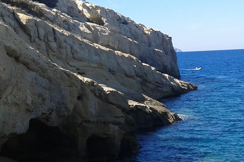 Vanuit Heraklion-gebied: busreis naar Zuid-Kreta en Matala BeachZuid Kreta Matala direct