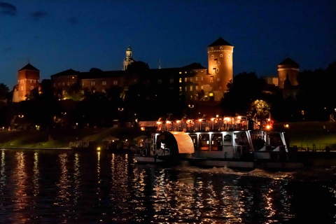 Cracovia: crucero nocturno de 1 hora por el río Vístula