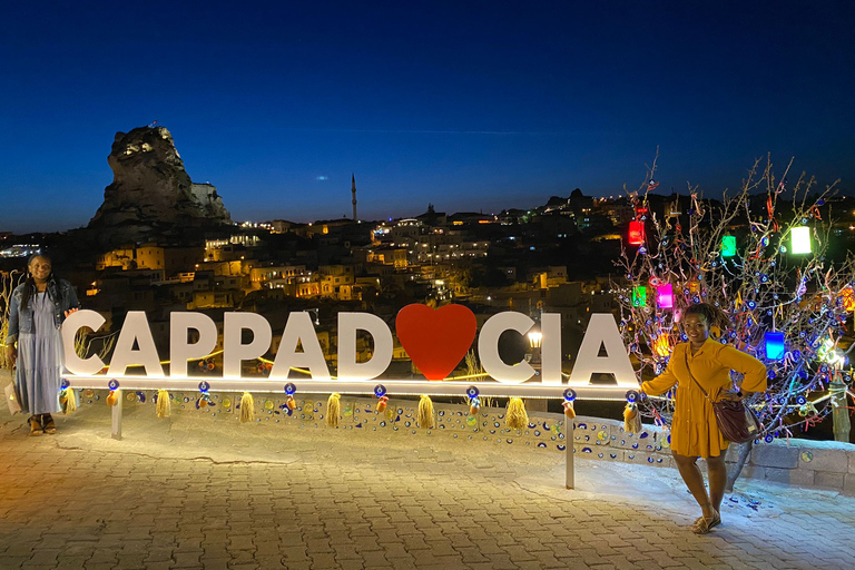 Tour serale e al tramonto in Cappadocia con cenaCappadocia Tour al tramonto e notturno con cena