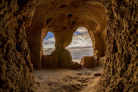 Från Carvoeiro: Benagil Caves och Praia da Marinha båtturPrivata Benagil-grottor och Praia da Marinha-båttur