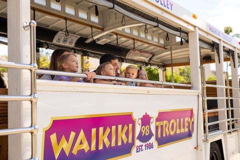 Waikiki Trolley Hop-on Hop-off 1-, 4- of 7-daagse all-line pas7-daagse pas - Alle lijnen