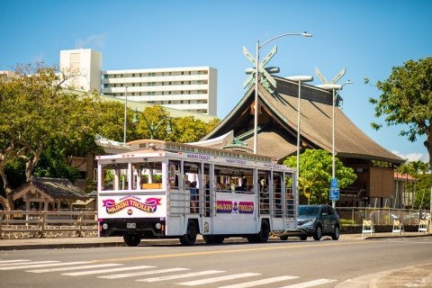Waikiki Trolley Hop-on Hop-off 1-, 4- of 7-daagse all-line pas4-daagse pas - alle lijnen