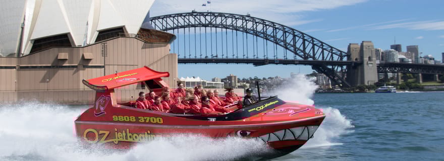 Sydney : aventure en jet boat depuis Circular Quay