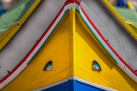 Visite guidée de Marsaxlokk, de la grotte bleue et de QrendiDe La Valette: visite guidée de la grotte bleue de Marsaxlokk et de Qrendi