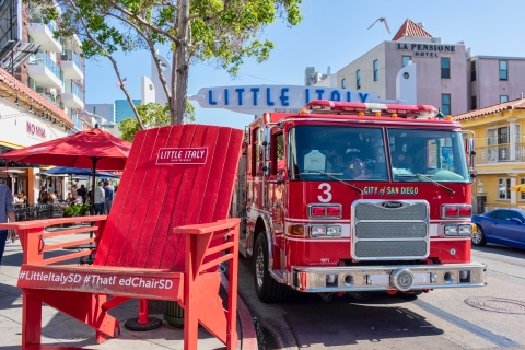 San Diego: Little Italy Booze and Bites Tour avec un local