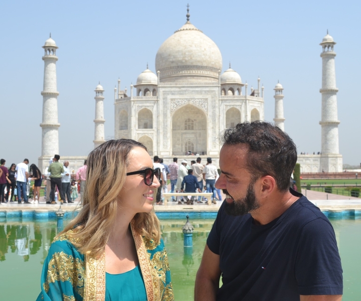 De Delhi: visite tout compris du Taj Mahal par Gatimaan Express