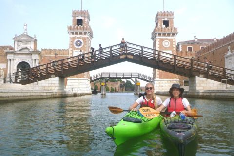 Venice: Castello Canals Guided Kayaking Tour and Bridges