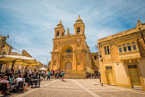 Visite guidée de Marsaxlokk, de la grotte bleue et de QrendiDe La Valette: visite guidée de la grotte bleue de Marsaxlokk et de Qrendi