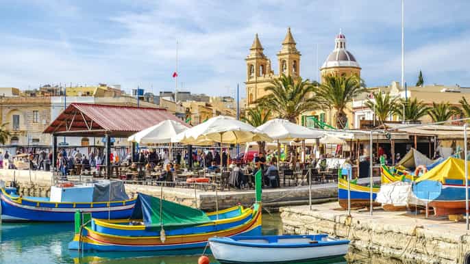 Malta: Marsaxlokk, Blue Grotto, and Qrendi Guided Tour