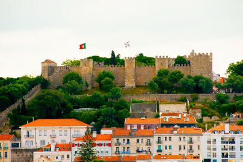 Lisboa: Inngang til Saint George's Castle & selvguidet lydomvisning