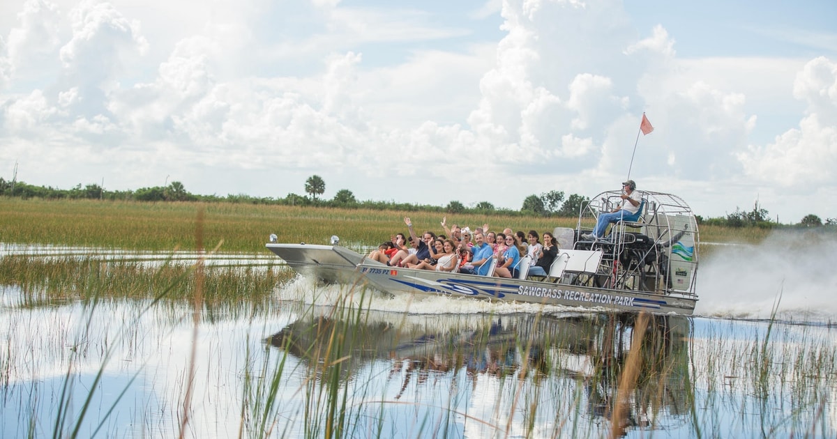 Everglades: Sawgrass Park Airboat Adventure Package | GetYourGuide