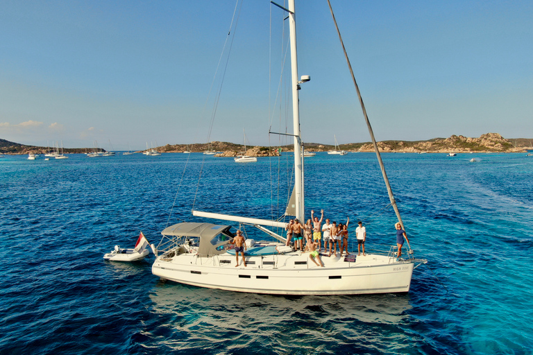 Maddalena Archipelago: Island-Hopping Sailing Tour and Lunch 14 m Standard Yacht departure from Palau