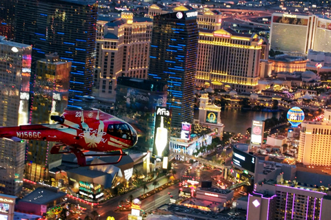 Las Vegas: Vuelo Nocturno en Helicóptero y Visita al Museo del Neón