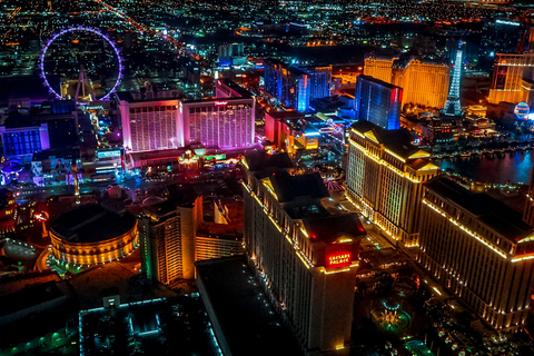 Las Vegas: Vuelo Nocturno en Helicóptero y Visita al Museo del Neón