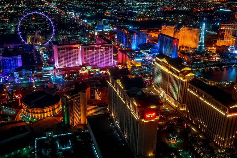 Las Vegas: Nocny lot helikopterem i zwiedzanie Neon Museum