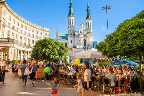 Desde Lodz: excursión privada guiada de un día a la ciudad de VarsoviaInglés, español, alemán, francés, italiano, ruso, polaco