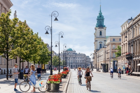Desde Lodz: excursión privada guiada de un día a la ciudad de VarsoviaInglés, español, alemán, francés, italiano, ruso, polaco