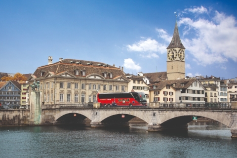 Zürich: Tour met de belangrijkste bezienswaardigheden per bus met audiogids