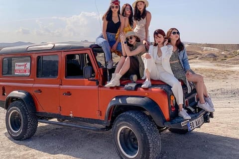 From Göreme: Cappadocia Jeep Safari Tour