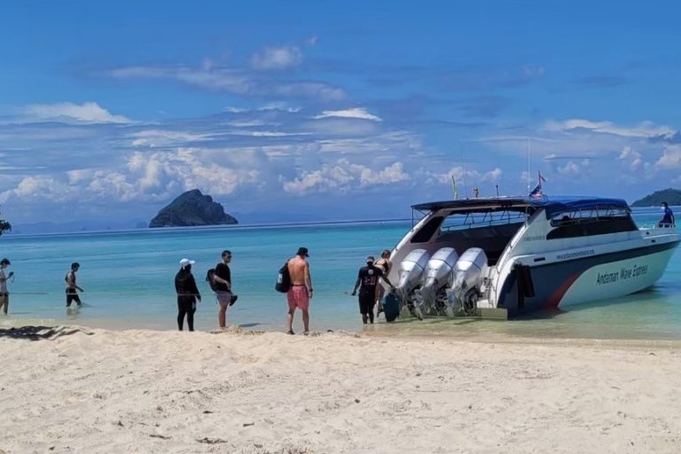 Îles Phi Phi : transfert en hors-bord vers PhuketAller simple : Phi Phi Laemtong Beach à Phuket avec Hotel Dropoff
