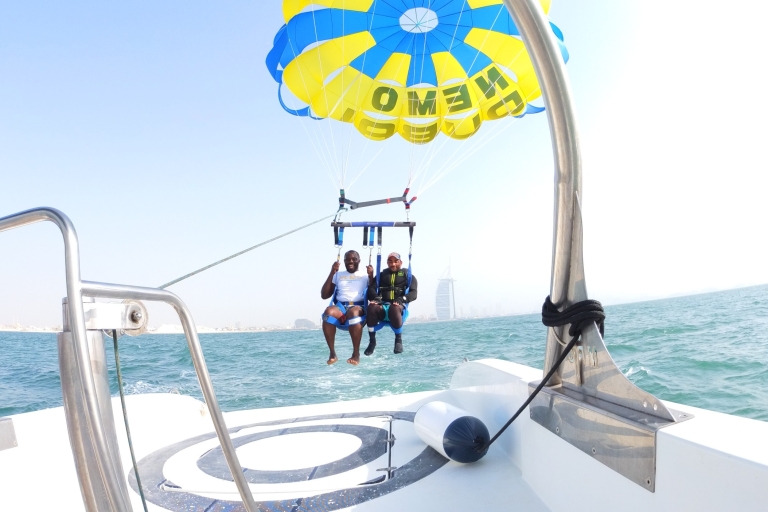 Dubai: parasailing-ervaring met uitzicht op Burj Al ArabSolo parasailen