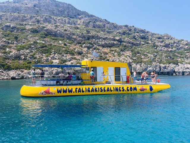 Visit Faliraki 3 Hour Yellow Submarine Swim Cruise with Drinks in Rodas