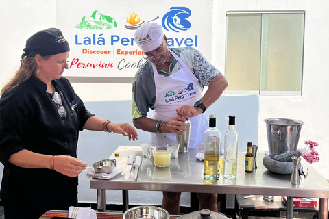 利马 - 米拉弗洛雷斯：秘鲁烹饪课程、皮斯科酸酒与热带水果利马 - 米拉弗洛雷斯：秘鲁烹饪课程、皮斯科酸酒和热带水果