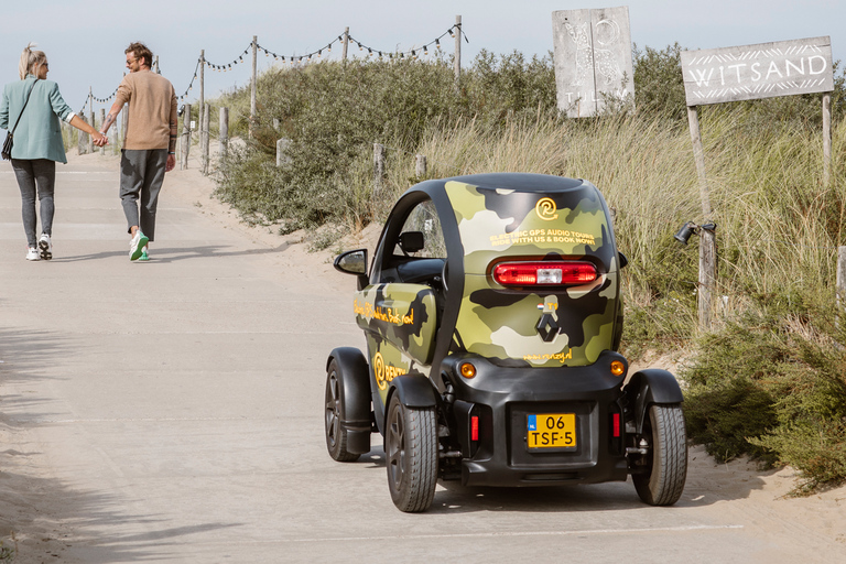 Lisse: recorrido en audio por la playa y las dunas eléctricas para conducirlo usted mismoLisse: alquiler de coche eléctrico Twizy con GPS y tour de audio