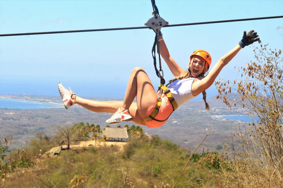 Sayulita/Punta Mita: tirolesa com vista para o mar